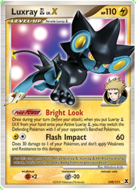 luxray lv x 109/111|pokemon luxray 109 price.